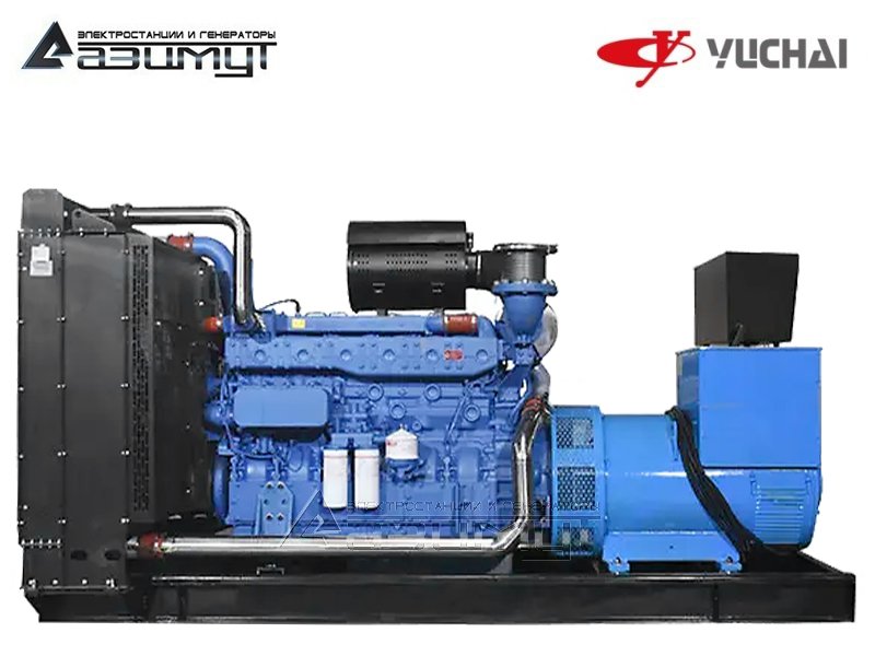 Дизель генератор 500 кВт Yuchai АД-500С-Т400-1РМ26