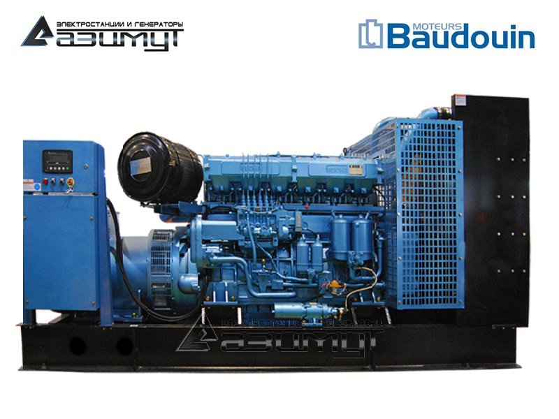 Дизельный генератор 550 кВт Baudouin Moteurs АД-550С-Т400-2РМ9 с АВР