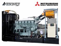 Дизельный генератор 550 кВт Mitsubishi АД-550С-Т400-1РМ8