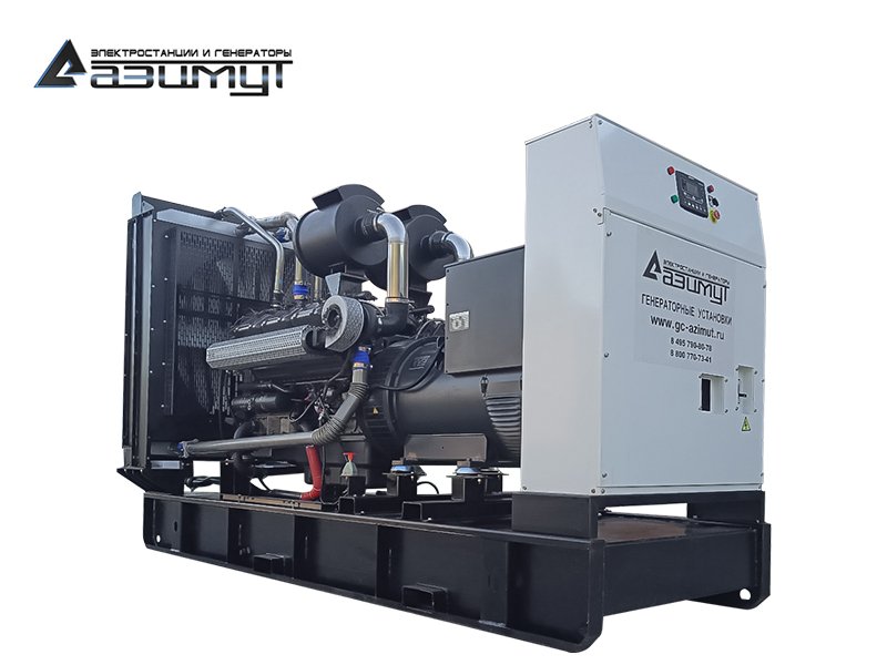 Дизельный генератор АД-550С-Т400-2РМ13 Woling мощностью 550 кВт открытого исполнения с автозапуском (АВР)