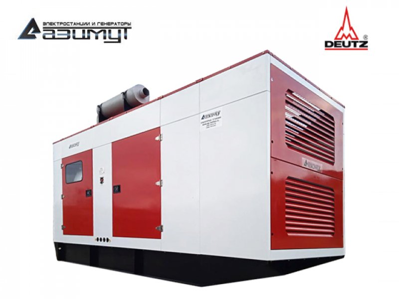 Дизельный генератор 550 кВт Deutz в кожухе с АВР АД-550С-Т400-2РКМ16C