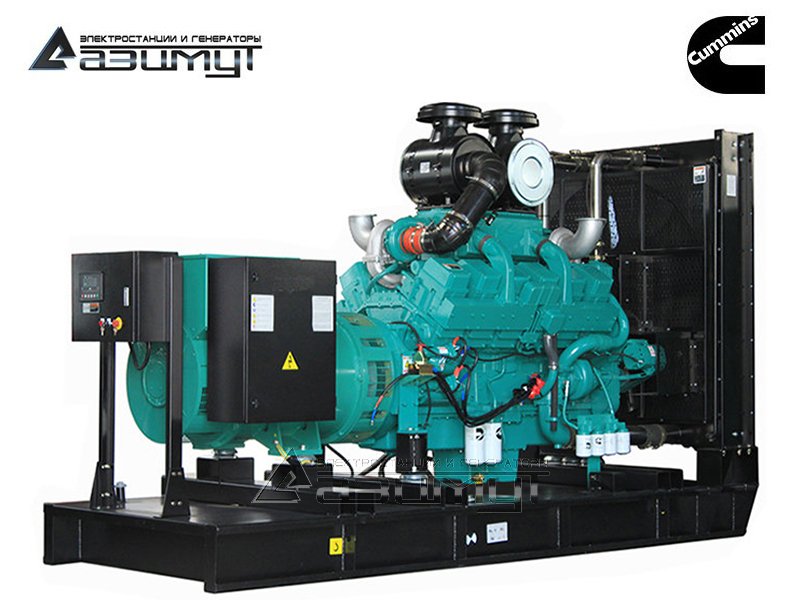Дизельный генератор 580 кВт Cummins - CCEC (Китай) АД-580С-Т400-2РМ15 с АВР