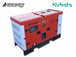 Дизельный генератор 6 кВт Kubota в шумозащитном кожухе АД-6С-Т400-1РКМ29