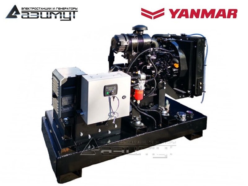 3-фазный дизель генератор 6 кВт Yanmar АДА-6-Т400-РЯ