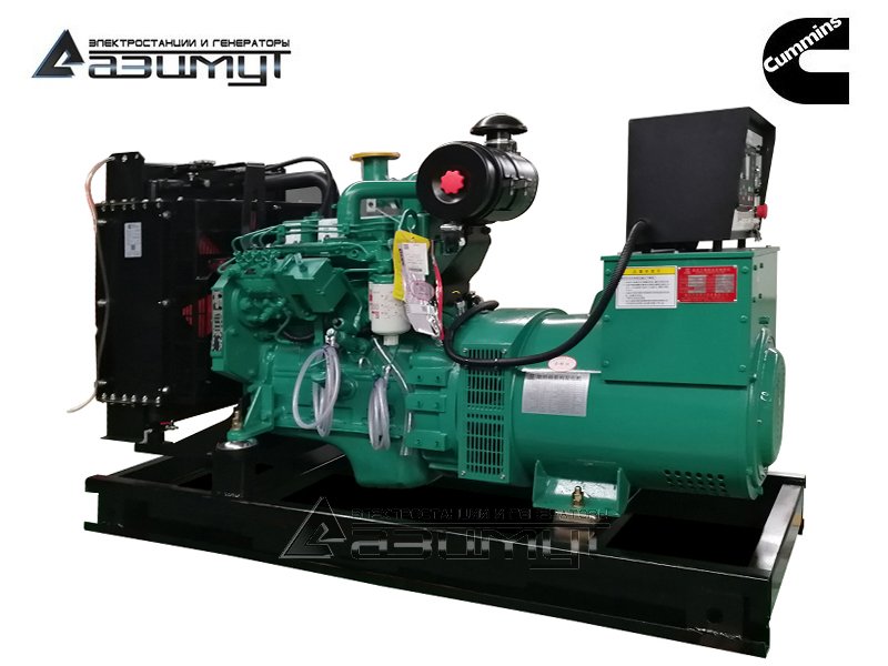 Дизельный генератор 60 кВт Cummins - DCEC (Китай) АД-60С-Т400-1РМ15