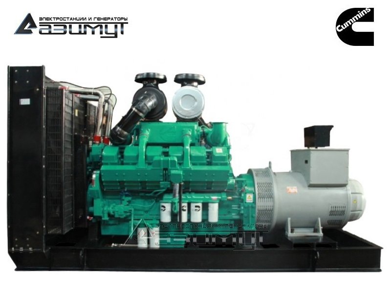 Дизельный генератор 600 кВт Cummins - CCEC (Китай) АД-600С-Т400-2РМ15 с АВР