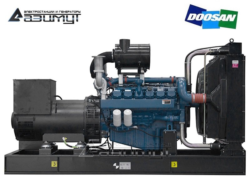 Дизельный генератор 600 кВт Doosan АД-600С-Т400-2РМ17 с АВР