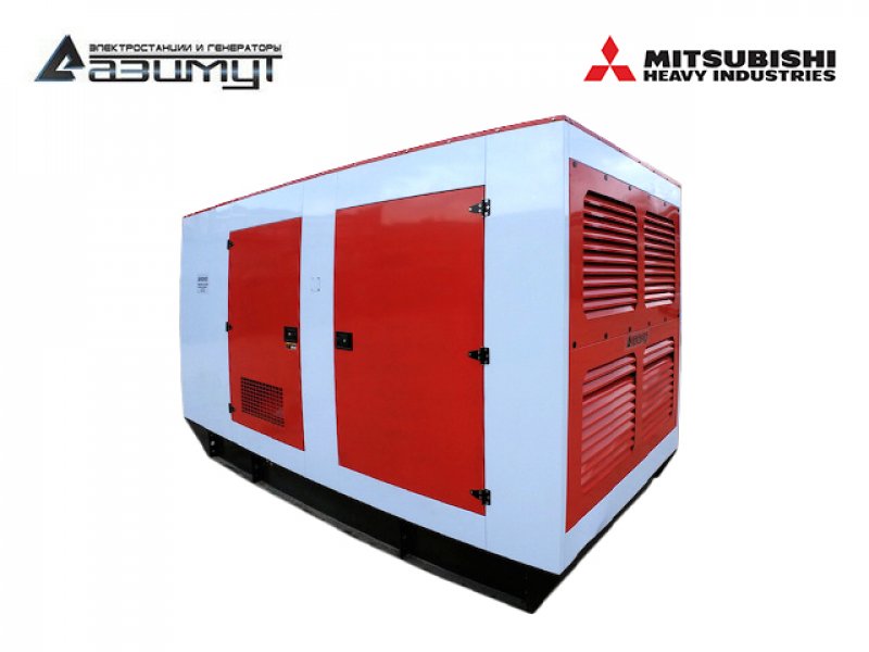 Дизельный генератор 600 кВт Mitsubishi-SME (Китай) в кожухе, АД-600С-Т400-1РКМ8C