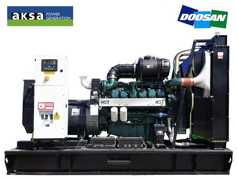 Дизельный генератор AKSA AD825 (Doosan) мощностью 600 кВт