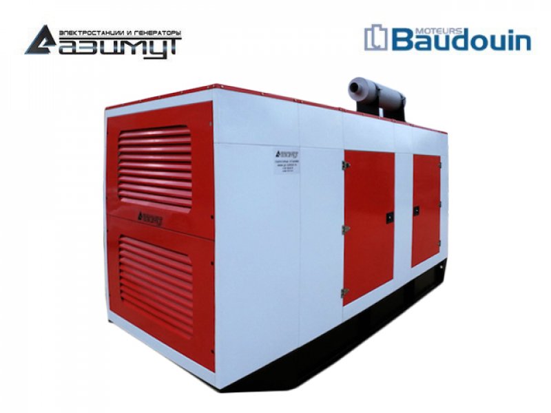 Дизельный генератор 630 кВт Baudouin Moteurs в кожухе, АД-630С-Т400-1РКМ9