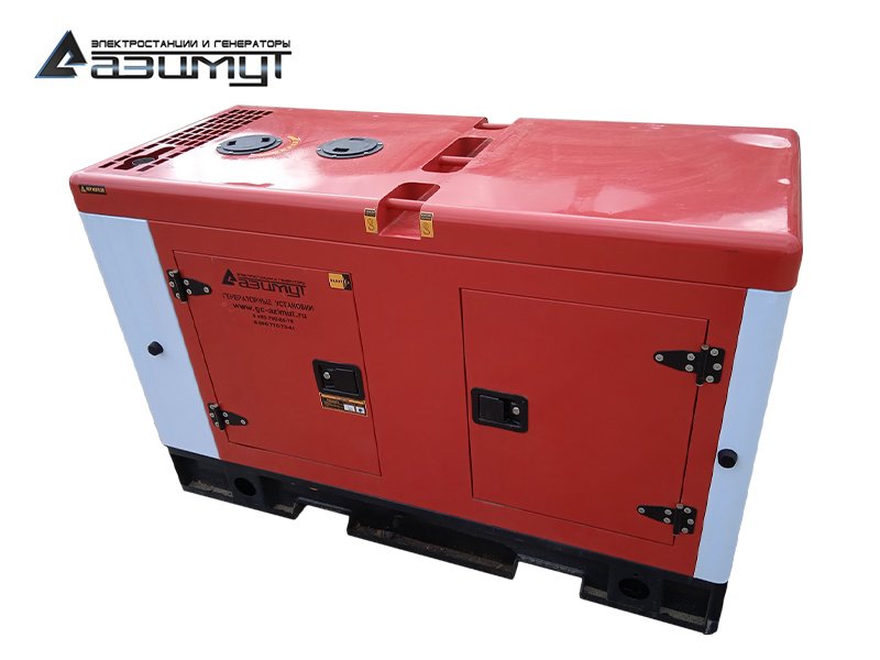 Дизельный генератор 7 кВт в шумозащитном кожухе с АВР АД-7-230-2РК