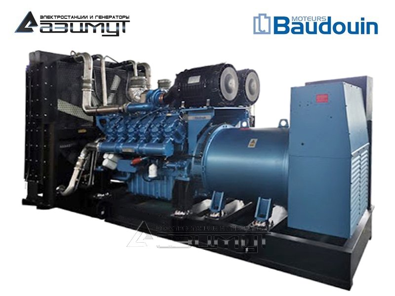 Дизель генератор 700 кВт Baudouin Moteurs АД-700С-Т400-1РМ9
