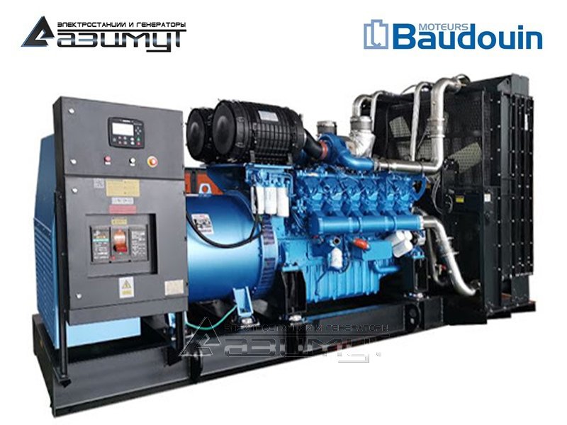 Дизельный генератор 700 кВт Baudouin Moteurs АД-700С-Т400-2РМ9 с АВР