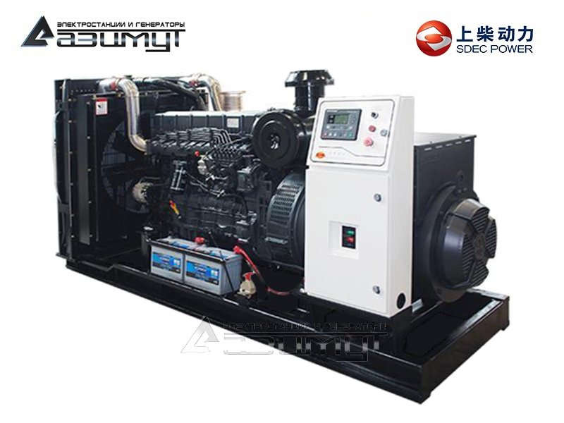 Дизельный генератор АД-700С-Т400-1РМ5 SDEC мощностью 700 кВт (380 В) открытого исполнения