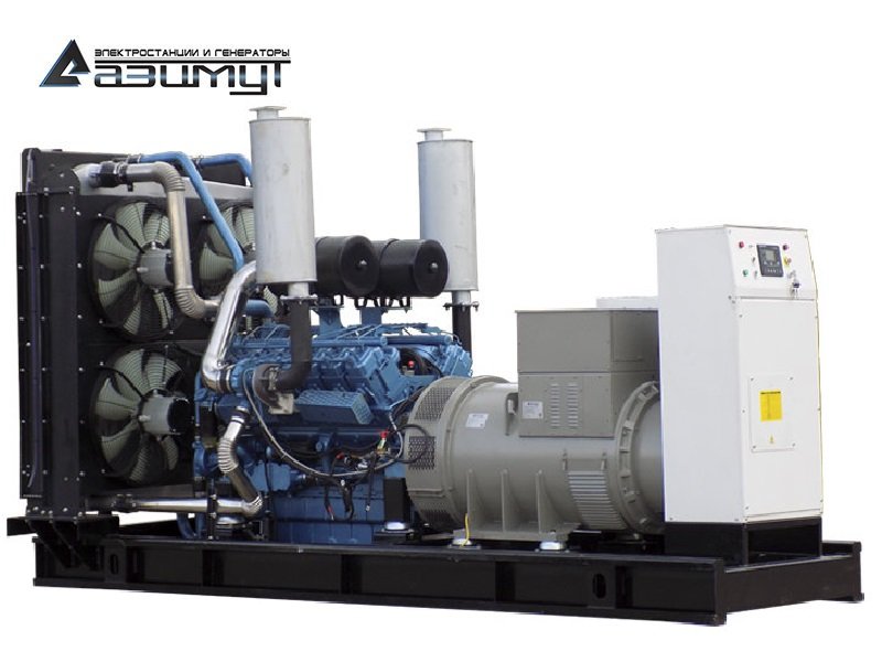 Дизельный генератор АД-720С-Т400-1РМ13 Woling мощностью 720 кВт открытого исполнения