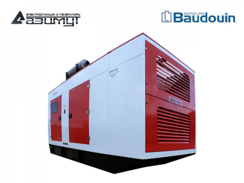Дизельная электростанция 720 кВт Baudouin Moteurs в кожухе с АВР, АД-720С-Т400-2РКМ9