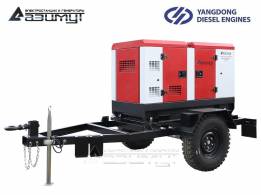 Передвижная дизельная электростанция 8 кВт Yangdong ЭД-8-Т400-1РКМ5