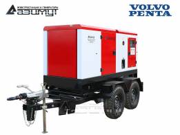 Передвижная электростанция дизельная 80 кВт Volvo Penta ЭД-80-Т400-1РКМ23