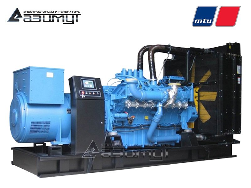 Дизель генератор 800 кВт MTU АД-800С-Т400-1РМ27