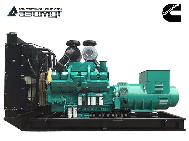 Дизельный генератор 800 кВт Cummins - CCEC (Китай) АД-800С-Т400-2РМ15 с АВР