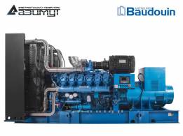 Дизельный генератор 800 кВт Baudouin Moteurs АД-800С-Т400-2РМ9 с АВР