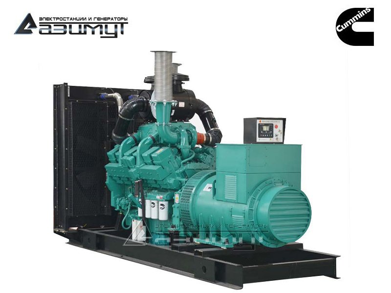 Дизельный генератор 900 кВт Cummins (Индия) АД-900С-Т400-2РМ15IN с АВР
