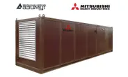 Дизель генератор АД-1100С-Т400-2РНМ8 Mitsubishi мощностью 1100 кВт в контейнере с автозапуском (АВР)