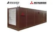 Дизель генератор АД-1200С-Т400-1РНМ8 Mitsubishi мощностью 1200 кВт в контейнере