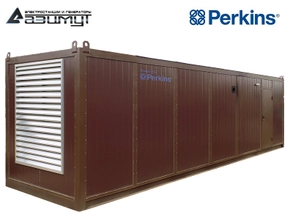 Дизельный генератор АД-1200С-Т400-2РНМ18 Perkins мощностью 1200 кВт в контейнере с автозапуском