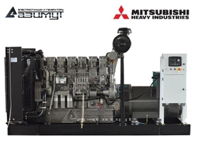 Дизельный генератор 400 кВт Mitsubishi АД-400С-Т400-1РМ8