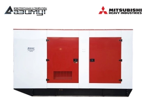Дизель генератор 400 кВт Mitsubishi (Япония) в кожухе, АД-400С-Т400-1РКМ8