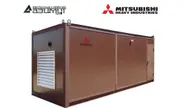 Дизель генератор АД-450С-Т400-1РНМ8 Mitsubishi мощностью 450 кВт в контейнере