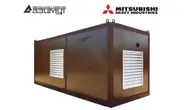 Дизель генератор АД-500С-Т400-2РНМ8 Mitsubishi мощностью 500 кВт в контейнере с автозапуском (АВР)