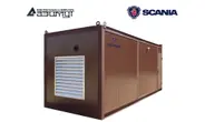 Дизель генератор АД-550С-Т400-2РНМ22 Scania мощностью 550 кВт в контейнере с автозапуском (АВР)