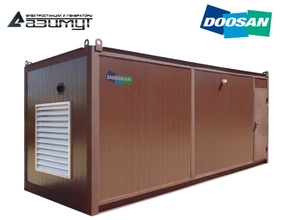 Дизель генератор АД-600С-Т400-1РНМ17 Doosan мощностью 600 кВт в контейнере
