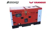 Дизельный генератор 12 кВт Yanmar в шумозащитном кожухе АДА-12-Т400-РКЯ
