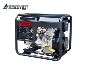 Однофазный дизельный электрогенератор 4.5 кВт с ручным запуском АДП-4.5-230-В