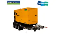Передвижная дизельная электростанция 320 кВт AKSA AD490 на шасси
