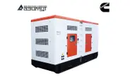 Дизельный генератор 300 кВт Cummins в кожухе АД-300С-Т400-1РКМ15