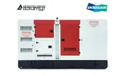 Дизельный генератор 300 кВт Doosan в кожухе АД-300С-Т400-2РКМ17 с АВР