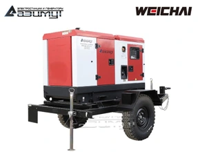 Передвижная дизельная электростанция 16 кВт Weichai ЭД-16-Т400-1РКМ7