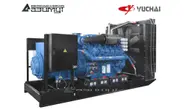 Дизельный генератор АД-1000С-Т400-2РМ26A Yuchai мощностью 1000 кВт открытого исполнения с автозапуском (АВР)