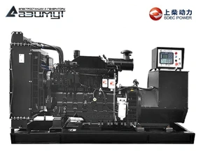 Дизельный генератор АД-150С-Т400-2РМ5 SDEC мощностью 150 кВт (380 В) открытого исполнения с автозапуском (АВР)