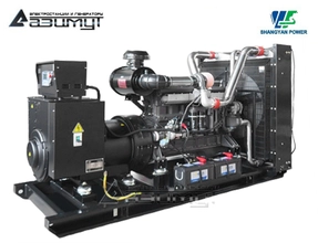 Дизельный генератор АД-180С-Т400-1РМ160 Shangyan мощностью 180 кВт открытого исполнения
