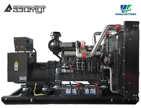 Дизельный генератор АД-250С-Т400-1РМ160 Shangyan мощностью 250 кВт открытого исполнения