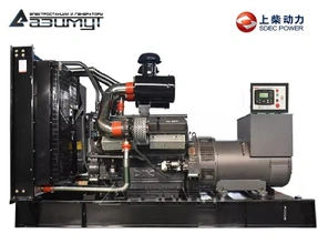 Дизельный генератор АД-400С-Т400-1РМ5 SDEC мощностью 400 кВт (380 В) открытого исполнения