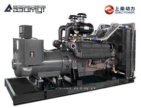 Дизельный генератор АД-450С-Т400-1РМ5 SDEC мощностью 450 кВт (380 В) открытого исполнения