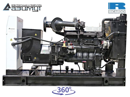 Трехфазный дизельный генератор 80 кВт Ricardo АД-80С-Т400-1РМ19