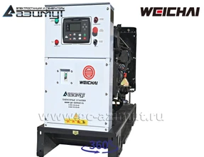 Дизель генераторная установка ДГУ 20 кВт (Weichai) <br>АД-20С-Т400-1РМ7