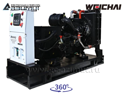 Дизельный генератор 50 кВт Weichai АД-50С-Т400-1РМ7